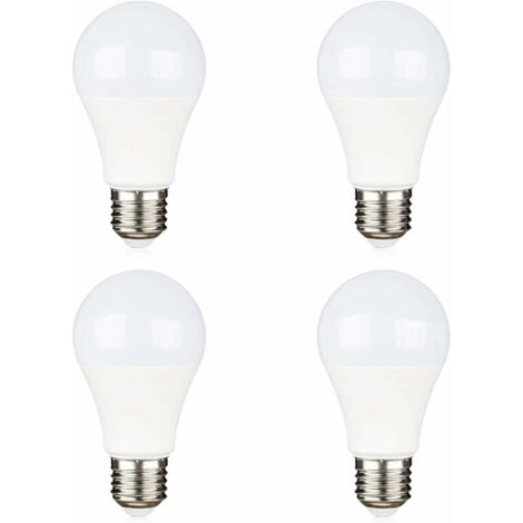 12V E27 9W Blanc Froid 6000K Équivalent Halogène 75W, AC DC 12 Volt 24 Volt E27 LED lot de 4 (1/5)