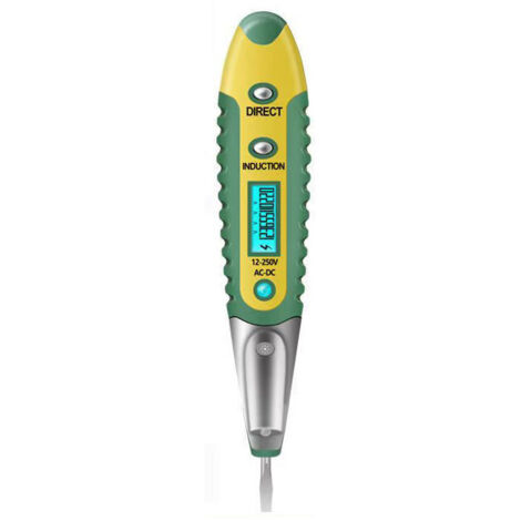 testeur de crayon de test numérique stylo détecteur de tension électrique écran LCD tournevis VD700 AC/DC 12-250V indicateur de tension (1/5)