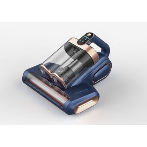 Aspirateur de lit, Aspirateur de matelas sans fil à double tasse d'aspiration 16Kpa avec écran à ultrasons et LED, Brushroll de 18000 tours/min, Aspirateur sans fil pour cheveux d'animaux de compagnie (1/5)