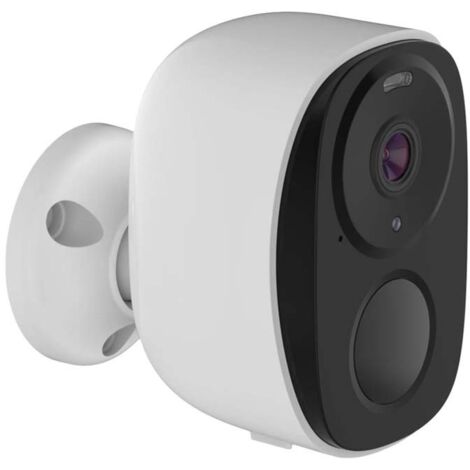 Caméras de sécurité extérieure sans Fil, caméra de sécurité WiFi alimentée par Batterie 2K 3MP avec sirène de projecteur, 2 Voies, étanche(Size:Battery Cam NO Card) (1/5)