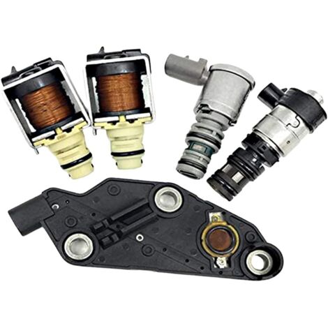 Kit de solénoïde principal de transmission 4T65E Remplacement EPC Shift TCC pour GM TCC & PWM Interrupteur de pression de collecteur de solénoïde de rétrogradation compatible avec GM & Buick (1/5)