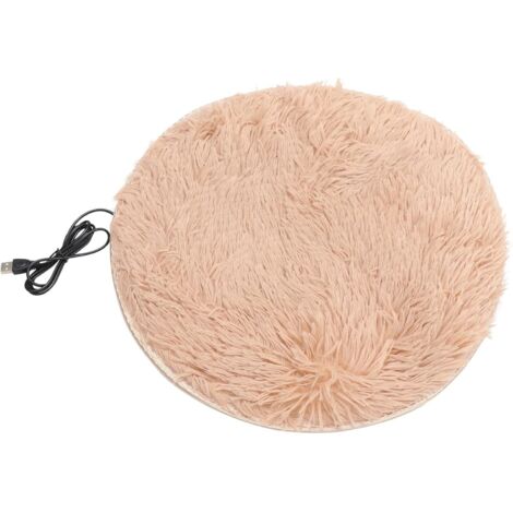 Coussin chauffant pour animaux domestiques Couverture électrique Doux en peluche Anti-fuites Pour chiens et chats (1/5)