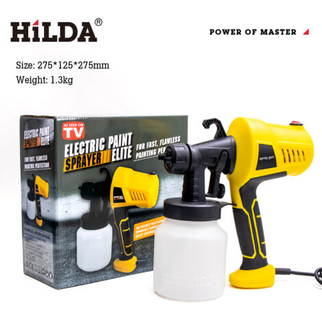 Pistolet à peinture électrique pour décoration de gâteaux – Pulvérisateur chocolat avec contrôle de débit – Buse à entonnoir – 800cc (1/5)