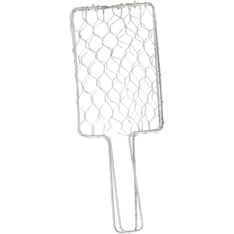 Poisson Grillé Avec Grill En Fer Panier À Griller Pratique Panier Grillé Domestique Panier Grillé Portable Accessoires De Barbecue Grill Poisson Grille-Viande Grill Rack Grill (1/5)