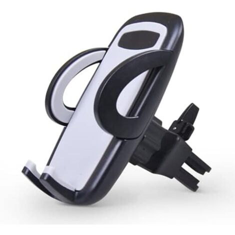 Support de téléphone portable pour grille d'aération de voiture, rotation à 360 degrés, support de téléphone universel à clipser, mains libres, GPS, pour smartphones compatibles avec la voiture (1/5)