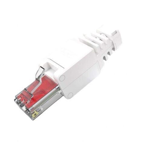 Lot de 10 fiches RJ45 CAT 6 sans outil - (1/4)