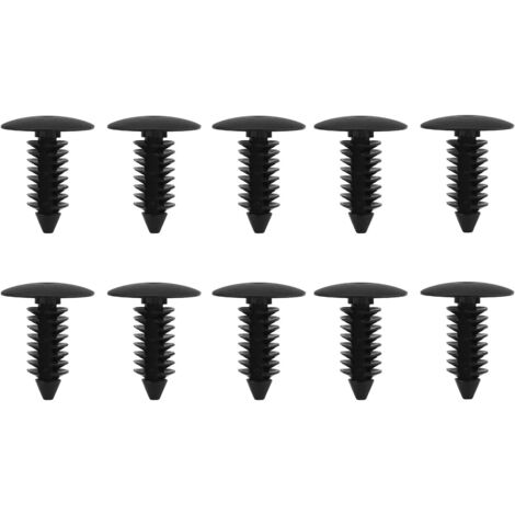 100 Pièces Universel Voiture Garniture de Porte Pare-chocs Rivets Pince Vis Pousser Fixation Clips de Retenue (1/5)