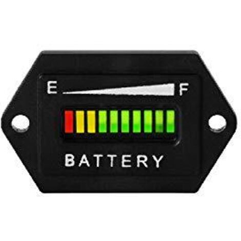 Jauge du compteur d'état de charge de la batterie 48V,indicateur de batterie au plomb Indicateur de batterie pour chariot de golf,chariots élévateurs,Star Car,Yamaha (1/5)