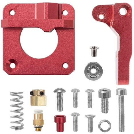 Extrudeuse Ender 3 améliorée, extrudeuse métallique Ender 3 V2 aluminium MK8 Bowden extrudeuse alimentateur, pièces d’imprimante 3D pour Creality Ender 3/Ender 3 V2/Ender 3 Pro/Ender 5/Ender 5 Pro/CR- (1/5)