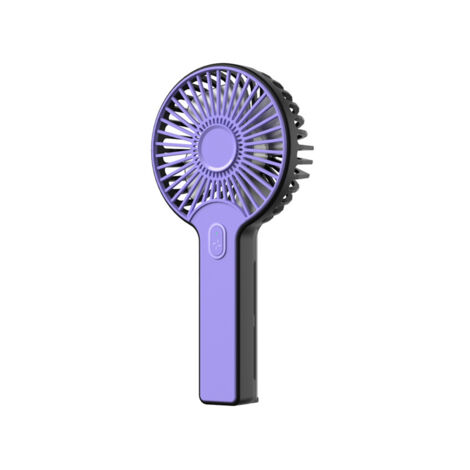 Usb chargeant le mini ventilateur tenu dans la main portatif de petit ventilateur de Tableau de main rechargeable for le voyage extérieur ventilateur pliant ( Color : Purple , Size : 190x93x36mm ) (1/5)