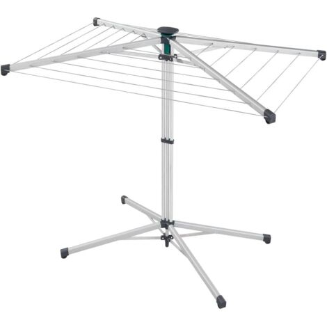 Séchoir parapluie sur pied 14 mètres – Sèche-linge léger 3,6 kg – Installation rapide – Pour séchage extérieur et intérieur (1/4)