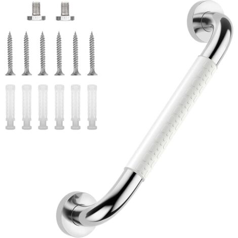 Barre d'Appui Antidérapante pour Salle de Bain, 50 cm en Acier Inoxydable Barre de Sécurité pour Douche pour Personnes Âgées Poignée Murale pour Baignoire, Toilettes, Bain