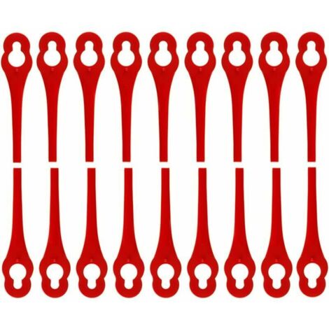 Lot de 100 lames de rechange pour tondeuse Florabest LIDL FRTA 20 A1, FAT 18B2, FAT 18B3 (1/5)