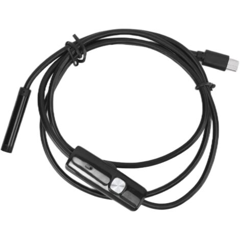 Caméra d'inspection, endoscope 6LED réglable anti-corrosion pour l'industrie pour ordinateur pour pipeline pour téléphone portable(1m) (1/5)
