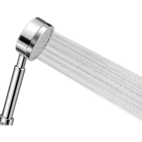 Pommeau Douche Haute Pression en Acier Inoxydable 304 Douchette Douche Salle de Bain Economie d'Eau Installation Facile (1/5)