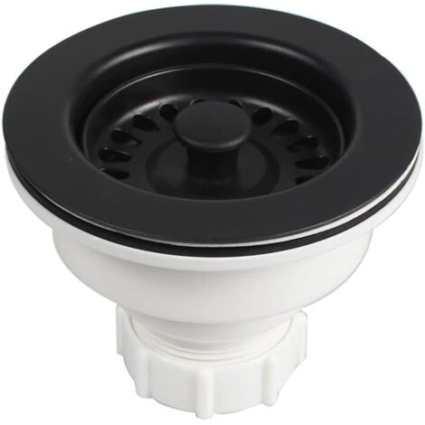 Crépine de vidange de cuisine, crépine pour éviers de 3,5 po avec panier-crépine amovible XK247C010 (1 ensemble) (1/5)