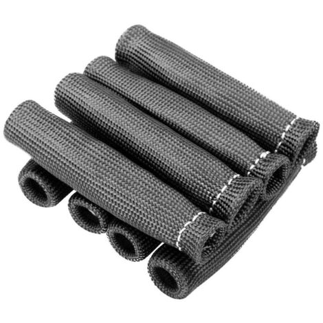 16pcs protecteur de fil de bougie haute température noir (15.52.52.5cm) (1/5)