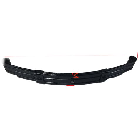 Ressort à lames de remorque – Suspension biaxiale – Accessoire pour remorque – Résistance accrue pour terrains accidentés