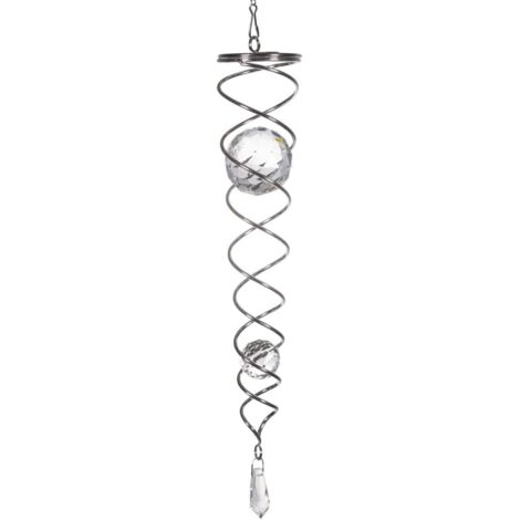 Mobile - Crystal Twister - Dimensions : 6x35cm, Billes: Ø5cm/Ø3cm - INCL. Système d'accrochage et Billes de Verre (1/5)