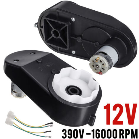 Lot de 2 12V 390 16000 tr/min boite de vitesse de mot électrique (1/4)