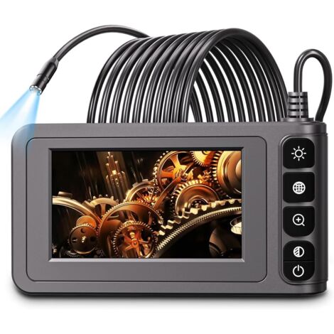 Endoscope Industriel,  Caméra d'inspection de Serpent Endoscope IPS 4.3" Pouces, Caméra Endoscopique Réglables, Caméra Etanche IP67 de 7.9 mm 5M (1/5)