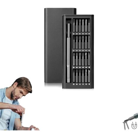 Ensemble de lot de vis de précision 24 en 1, ensemble combiné de tournevis multifonctions pour outils de démontage (1/5)