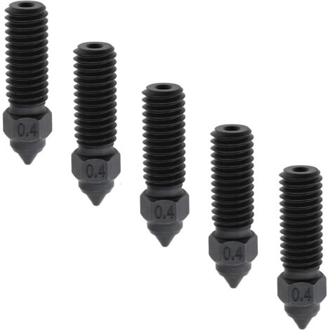 5 Pièces Kit de Buses Hotend d'extrudeuse d'imprimante 3D 0,4 Mm Compatible avec Creality K1 Max CR-M4 CR-10 SE (1/5)