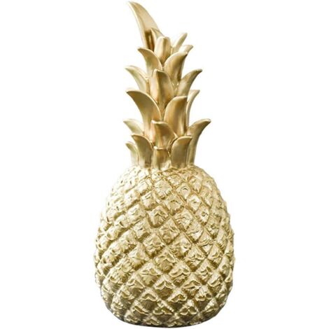 Nazalus-Vente Ornements ananas décoratifs en résine moderne nordique - Figurine décorative pour fête d'anniversaire, fenêtre, bureau, maison, S/M/L (1/5)