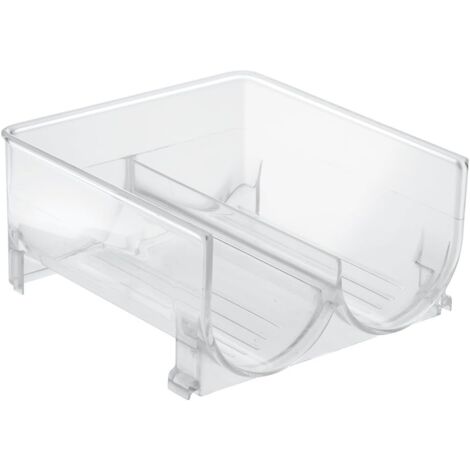 Fridge/Freeze Binz étagère à vin pour 2 bouteilles, porte-bouteilles empilable en plastique, transparent (1/5)