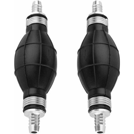 Poire Damorcage Carburant Pompe 6mm, 2 pièces Poire Damorcage Carburant Pompe bateaux pour carburants, automobile, jardin, véhicule de karting (1/5)