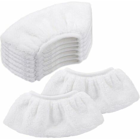 PCS Bonnettes Microfibre pour Krcher, Chiffons pour Buse  Main Accessoire pour Nettoyeurs Vapeur SC 1, 2, 3, 4, 5 (1/5)