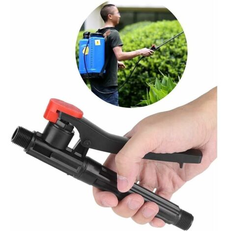 Poignée de Pulvérisateur de Gâchette, Poignée de Pistolet de Pulvérisation pour le Pulvérisateur de Lance Jardin Tuyau Pulvérisateur Assemblée Accessoire Pour Jardin Mauvaises Herbes Arrosage， (1/5)