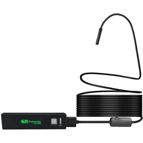 Caméra endoscopique WiFi USB endoscope Caméra d'inspection 1200P HD WiFi Snake Caméra avec lumière LED pour téléphone portable Android/IOS iPhone/Windows/Mac/Tablet/PC (1/5)
