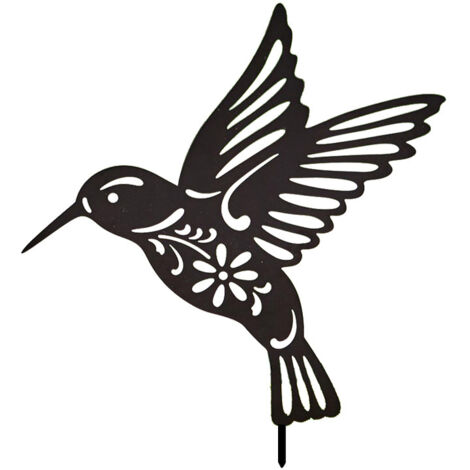 Flying bird Ground plug Garden balancier, signe de pelouse extérieure, jardin jardin jardin décoration illustration (1/5)