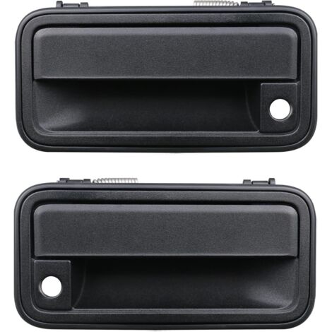 (Poignée de porte extérieure en métal avant compatible avec Chevrolet Chevy Tahoe Suburban 1995-2000 C1500 C2500 C3500 K1500 K2500 K3500 GMC Yukon remplace 15742229 15742230 (1/5)
