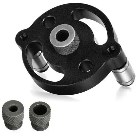 Gabarit de trou de poche pour le travail du bois 6/8/10mm Positionnement vertical à centrage automatique Gabarit de perçage Guide de foret Perforateur Machine Outils de travail du bois 1pcs (1/5)