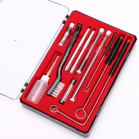 Kit De Nettoyage pour Pistolets à Peinture, d'entretien Pistolet Pulvérisateur Outil Professionnel Aiguilles Brosses Pinceaux élevée Airbrush Tools Auto Moto ATV Cyclomoteur Soudeur 22 pièces (1/5)