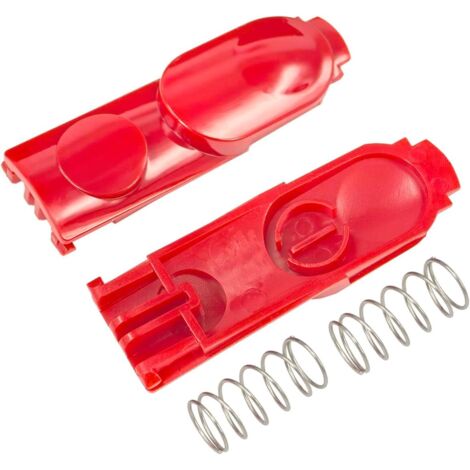 2 Pack Cleaner Head Clip Latch Tab Button Replacement for V7 V8 V10 V11 V15 Vacuum Cleaner Electric Drive Extension Wand Tube Button with Spring Accessories Parts (1/5)