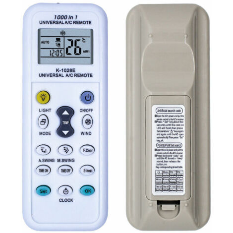 Télécommande universelle pour climatisation,Télécommande universelle pour climatisation,Télécommande universelle pour climatisation,Compatible avec tous les contrôleurs climatiques (sans piles) (1/5)