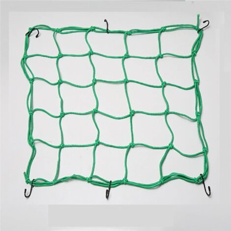 Filet De Coffre De Voiture - Filet Extensible Extensible pour Motocyclette, Couverture De Filet De Bagage De Toit De Camion Filet De Chargement Extra Lourd pour Camionnettes À Remorque (Color : Green
