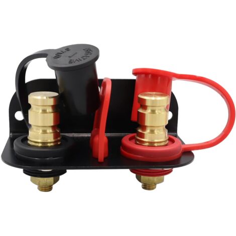 Borne de batterie à distance pour voiture et camion – Accès facile aux pôles – Courant maximal 250A – Kit de pose inclus (1/5)