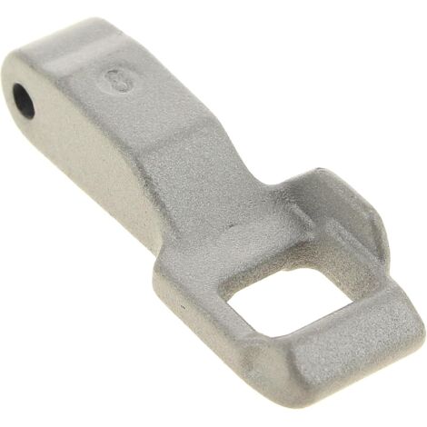 Crochet d'interrupteur de porte avec serrure Compatible avec les lave-linge LG à chargement frontal Ref. MFG63099101, DFS03857 Acier inoxydable Couleur Métallique 1 pc.