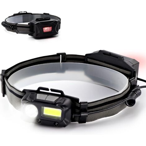 Phare de pêche LED, lumière forte COB induction Night Light, type - C Outdoor Emergency Camping ride light (1/5)