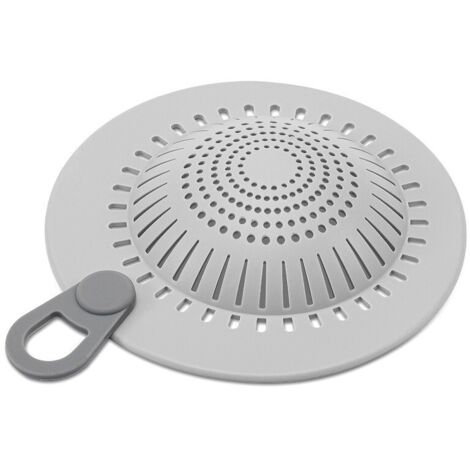 Grille Anti-Cheveux en Silicone pour Canalisation Bouchon de Vidange pour Baignoire,Protège-Tuyaux Évier Cuisine et Accessoires de Drainage (1/5)