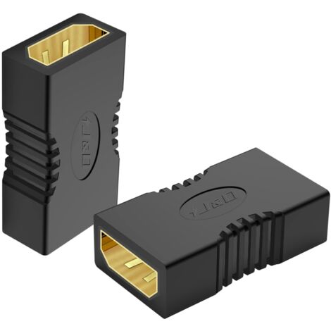 Adaptateur de Coupleur HDMI, 25-Pack Plaqué Or Femelle vers Femelle Coupleur Extenseur, Prise en Charge Ethernet 3D 4K Arc (1/5)