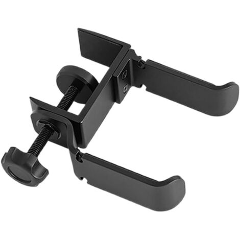 Support Casque Gamer Double avec Pince sous Bureau Rangement Écouteurs Élégant et Stable Crochet Pratique sans Perçage pour Organisation Espace de Travail (1/5)