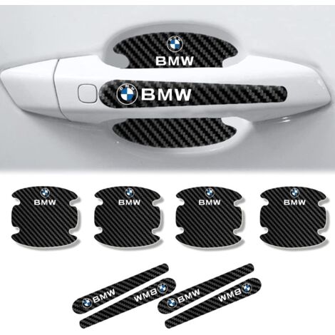 Film autocollant pour poignée de porte voiture – Protection anti-rayures et anti-poussière – Compatible Honda BMW séries 1 3 5 6 X1 X3 X5 X6 X7 Z4 7 M – 4 pièces
