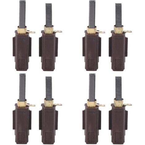 8x balais de charbon de moteur d'aspirateur 2311480 pour outils d'agneau Ametek (1/2)