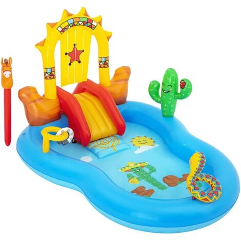 Piscines et bassins pour enfants Centre de Jeu d'eau Wild West, 264 x 188 x 140 cm (1/5)
