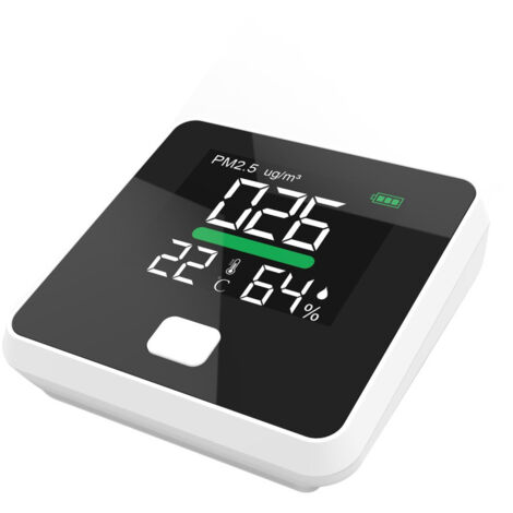 Détecteur de qualité de l'air – Moniteur de poussière intérieure, testeur de température Capteur de compteur de moniteur d'humidité, moniteur de qualité de l'air intérieur Co2 pour la maison, l'écol (1/5)